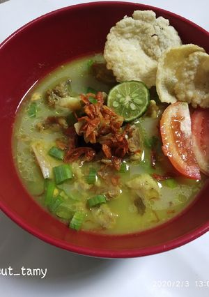 Foto resep Sop daging kuah susu