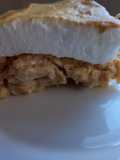 Budín de manzana merengado