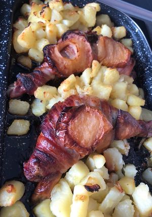 Almás kacsa recept fotója