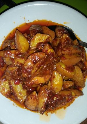 Foto resep Jengkol goreng pedas manis
