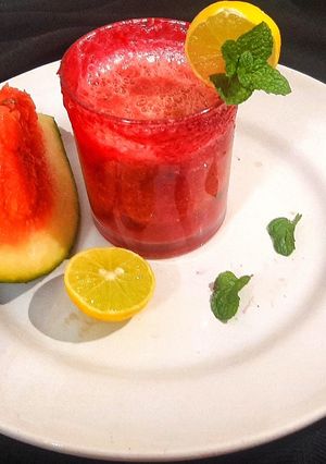 A picture of Watermelon mint mojito.