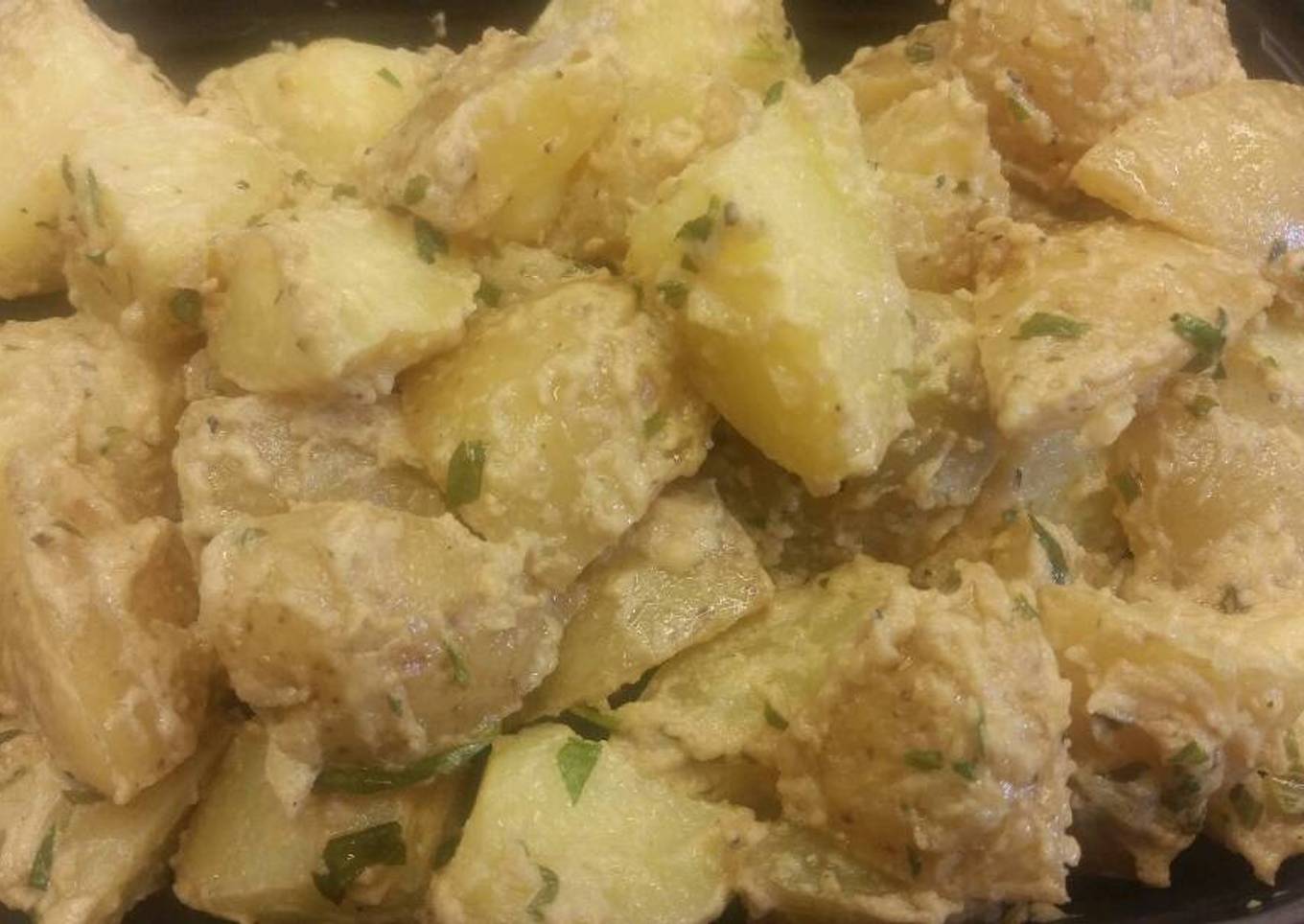 Dijon Potatoes with tarragon