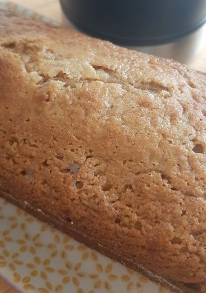 Una foto de Budín vegano de peras