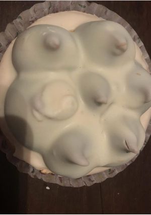 Una foto de Tarta copito de chocolate Blanco. Idea para mesa dulce o para vende