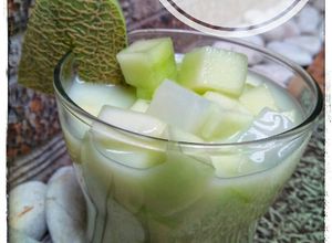 Foto resep Es Melon Susu Indomilk
