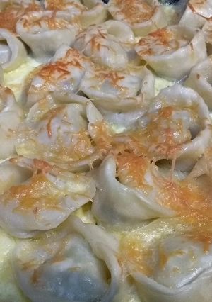 Una foto de Sorrentinos de calabaza