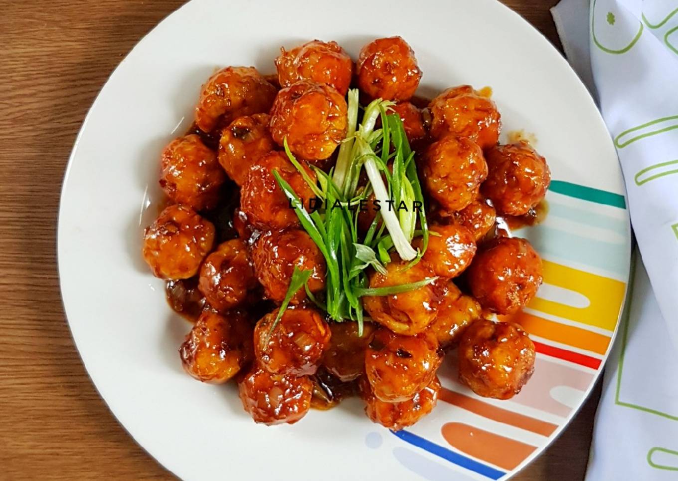 Bola-Bola Ayam Saus Jahe JTT