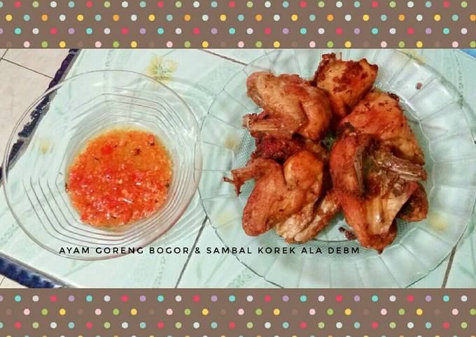 Resep Ayam Goreng Bogor & Sambal Korek Ala DEBM Oleh Yulia Juragan ...