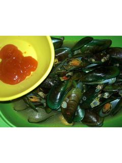 Foto resep Kerang hijau rebus simpel
