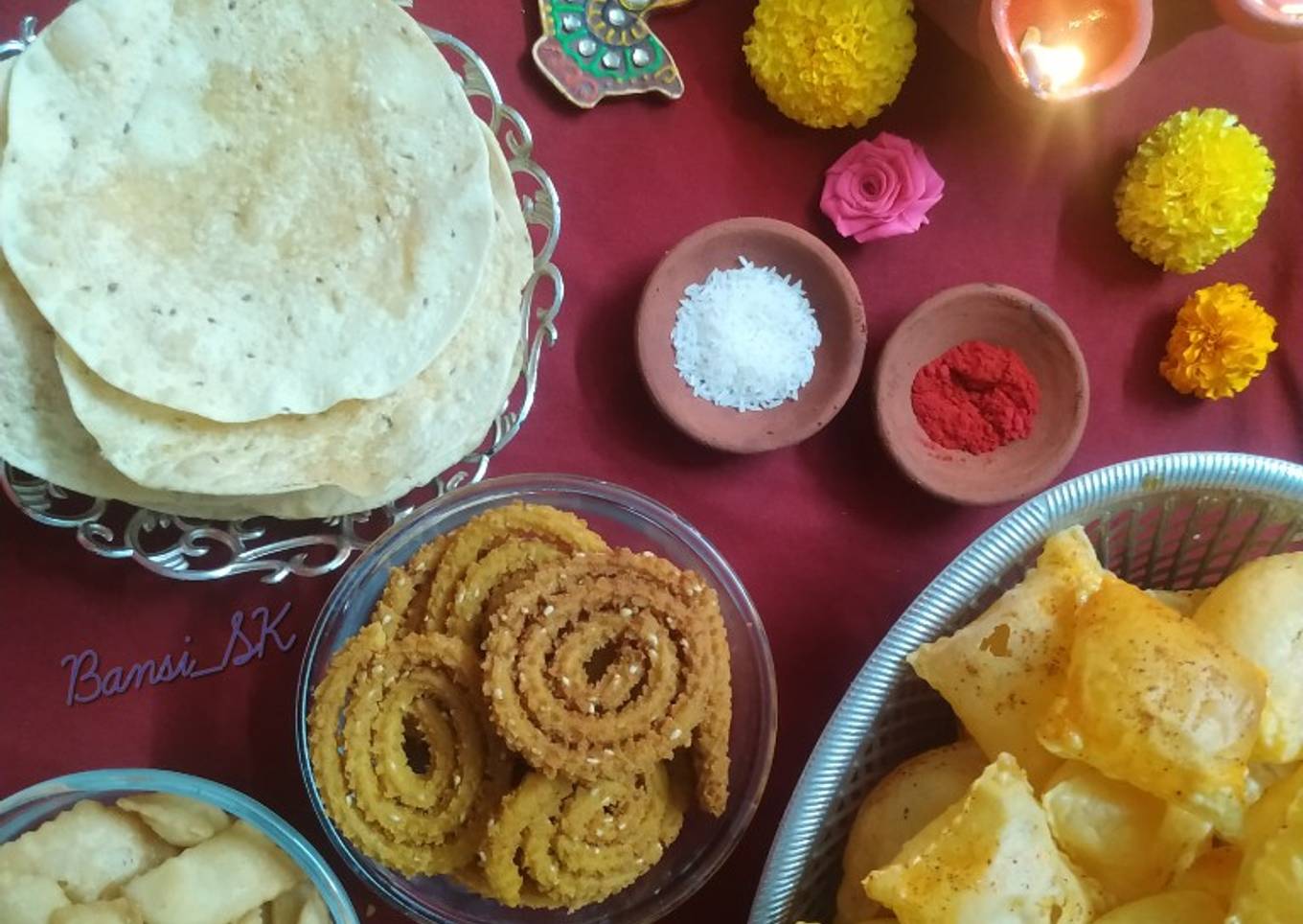 Festival Nankeen Platter