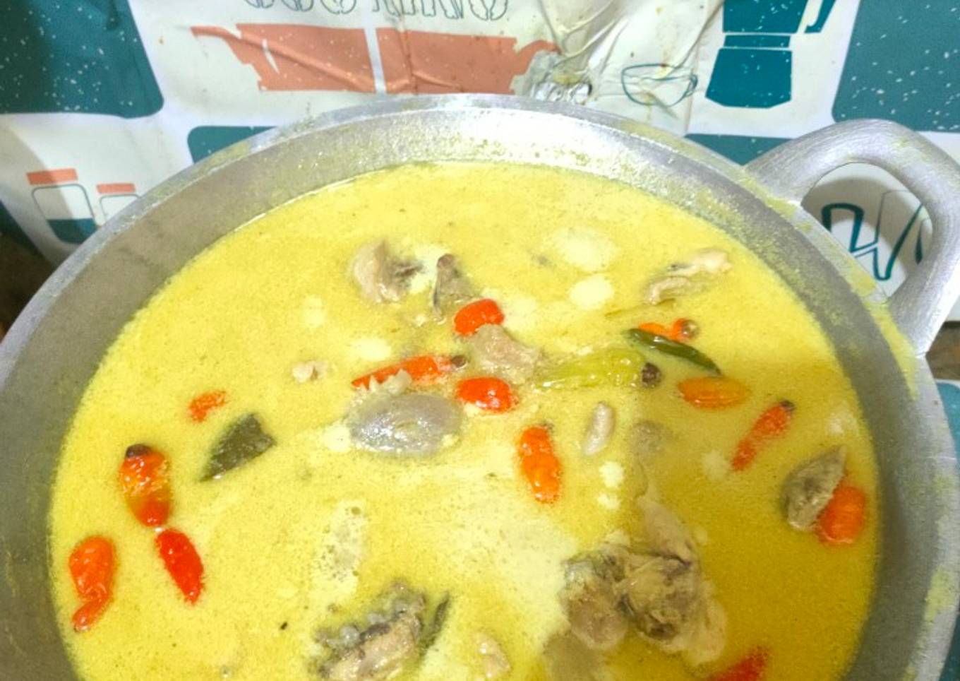 Opor ayam sederhana
