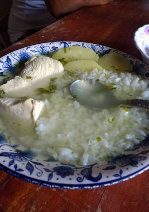 Una foto de Caldo de pollo