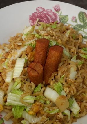 Foto resep Mie instan oseng