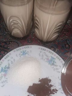 عکسی از دستور شیر قهوه