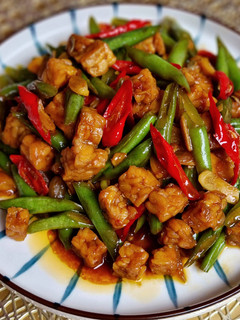 Foto resep Oseng buncis tempe