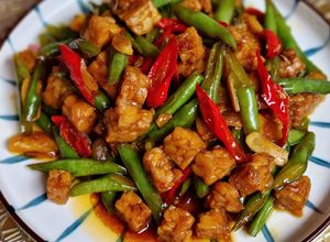 Foto resep Oseng buncis tempe