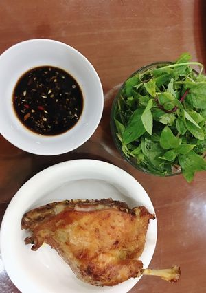 Hình của món Vịt nướng thành công mỹ mãn.