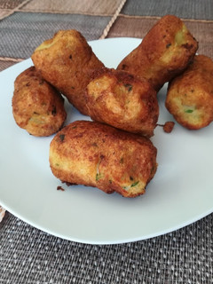 Una foto de Croquetas de papa. Fritas