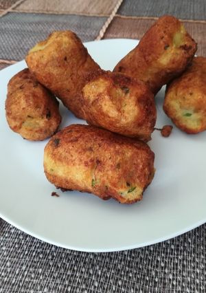 Una foto de Croquetas de papa. Fritas