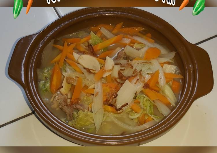 Cah Wortel Sawi Putih Simple & Nikmat