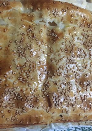 Una foto de Empanada de espárragos