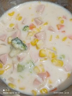 Foto resep Krim Sup (Jagung, Brokoli, Wortel)