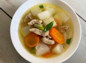 Foto resep Sup Ayam Labu Kundur
