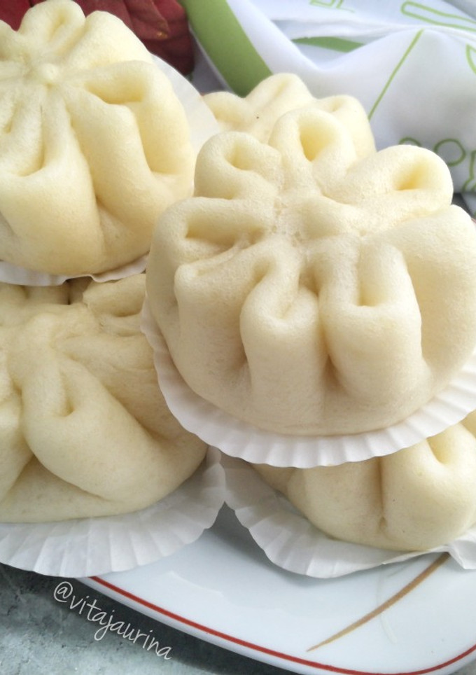 Foto resep Bakpao isi pasta ubi ungu (tanpa tepung tangmien dan putih telur)