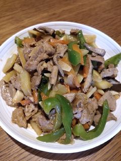 A picture of Sauteed Pork and Liver.