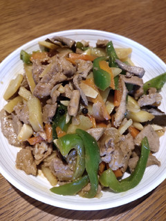A picture of Sauteed Pork and Liver.