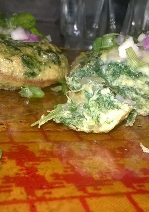 Una foto de Muffins tortilla de espinaca ☻