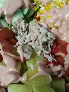Hình của món Salad cá ngừ.