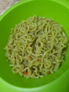 A picture of Green Noodles.