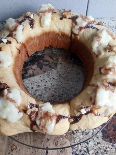 Una foto de Rosca de crema pastelera