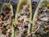 Zapallos italianos rellenos al horno