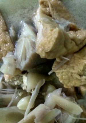 Foto resep Sayur nangka dan tahu kulit(pong)