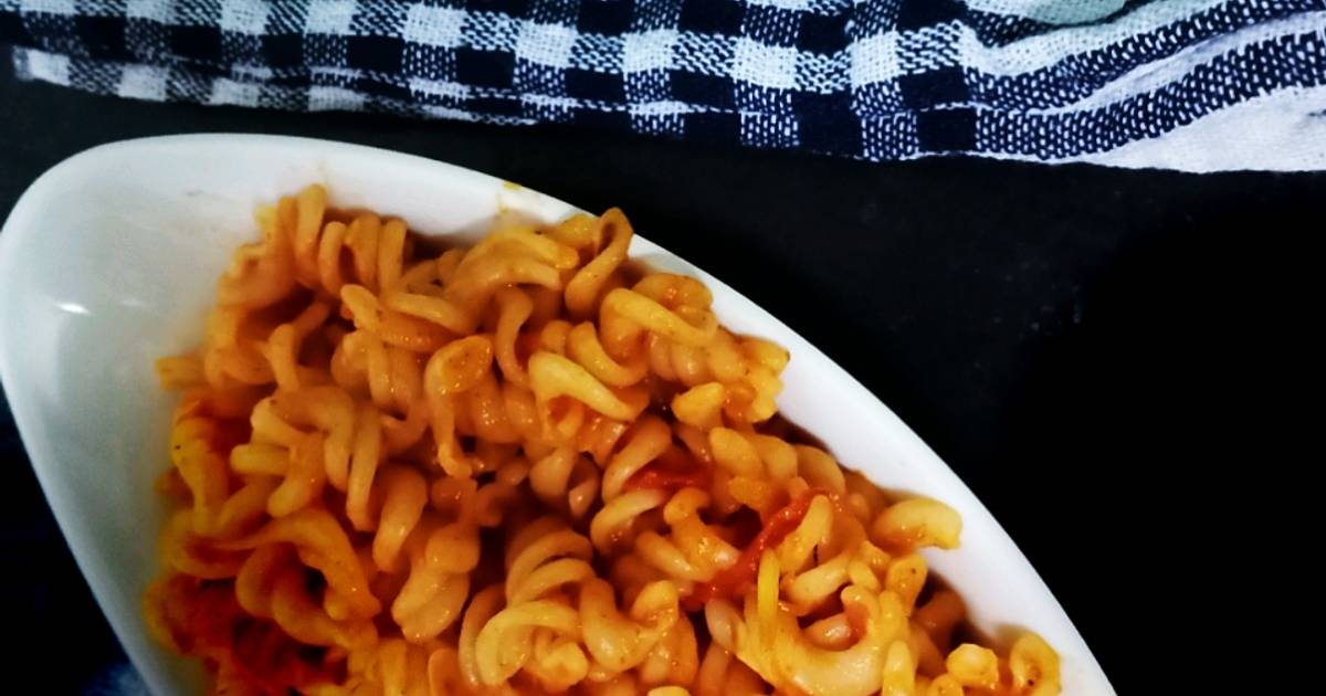 Indian style red sauce pasta Recipe by Debasree Sarkar Cookpad
