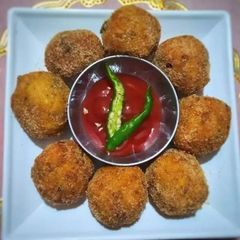 A picture of Potato cutlets.