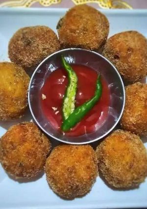 A picture of Potato cutlets.
