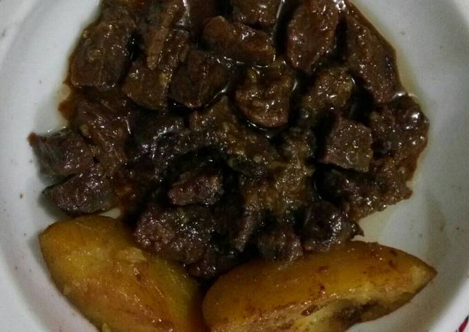 Standar Resep bikin Bacem daging sapi kentang dijamin lezat