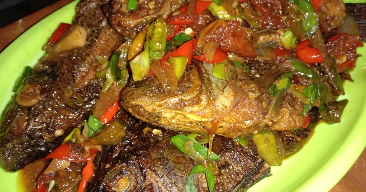 2.115 resep ikan mujair pedas enak dan sederhana ala 