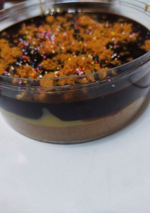 Foto resep Dessert box biskuit gandum