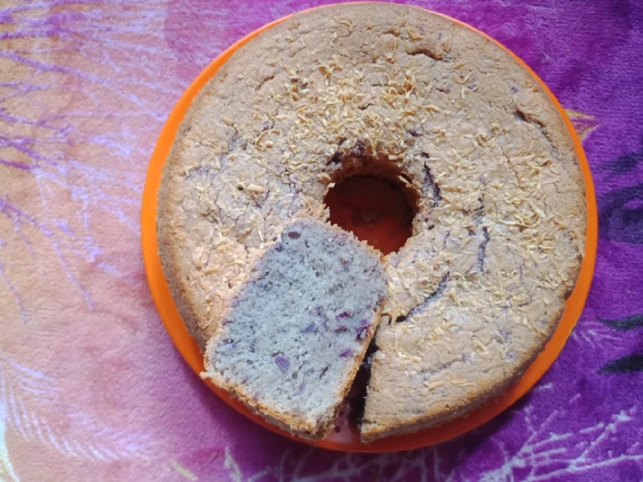 Langkah Gampang Menyiapkan Resep Bolu Ubi Ungu uk 23cm yang Bisa Manjain Lidah Anti Ribet, Menggugah Selera