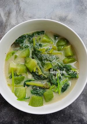 Foto resep Bobor bayam labu siam