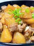Braised Pork Ribs with Daikon