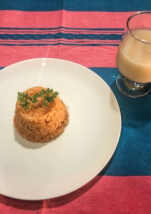 Una foto de Arroz rojo