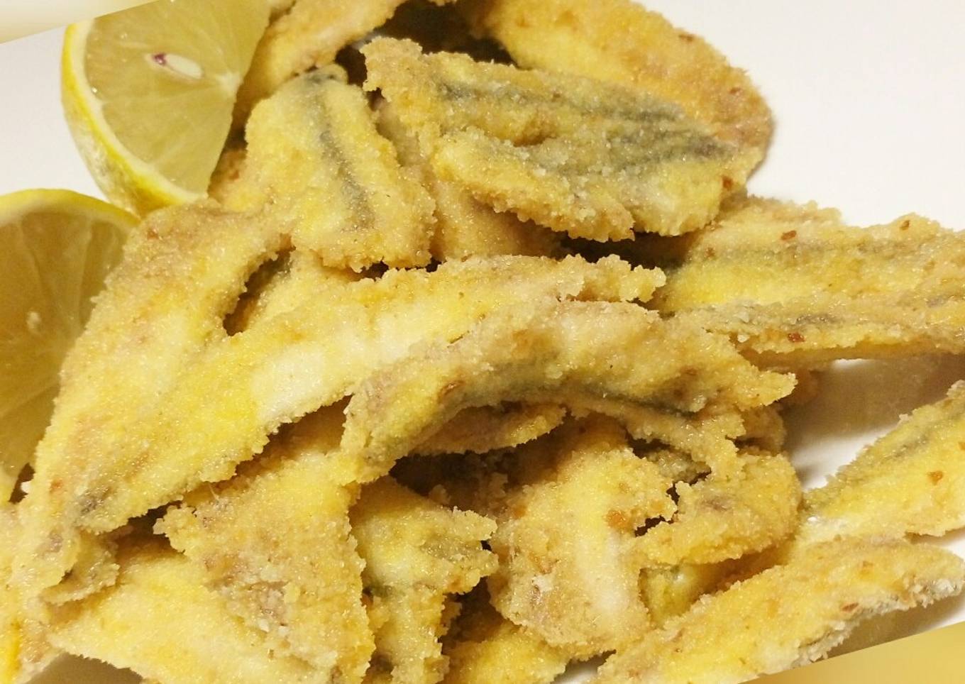 Alici impanate - fried breaded anchovies