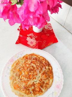 A picture of Mango omelette/delicious breakfast recipe.