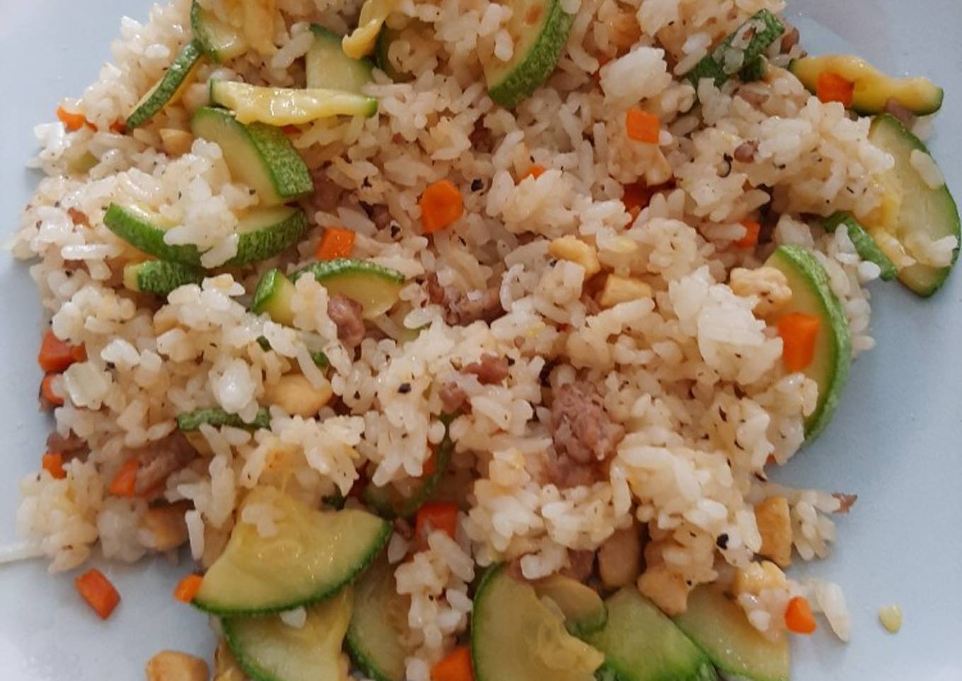 Arroz teriyaki