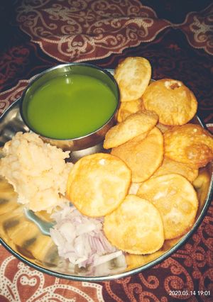 गोलगप्पे रेसिपी मुख्य फोटो